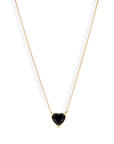 Onyx Sweetheart Gem Pendant Necklace | Magpie Jewellery