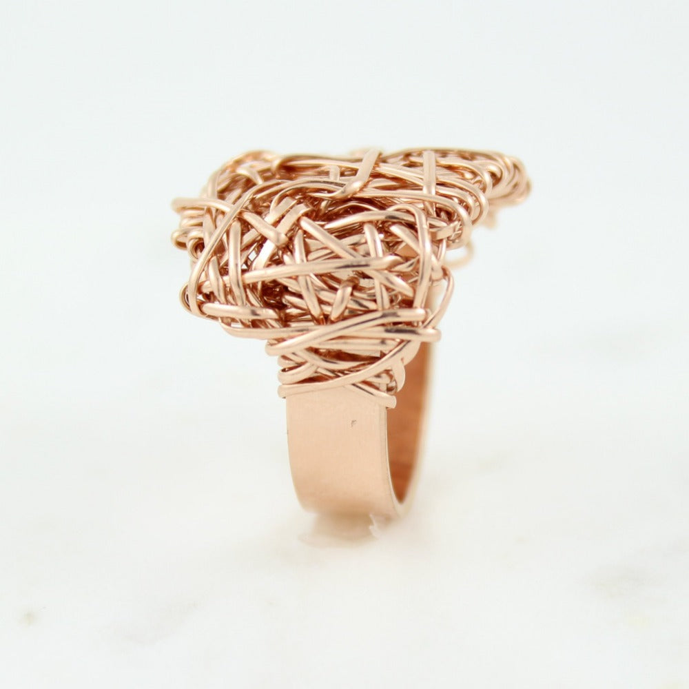 The Big Ring | Magpie Jewellery | Rose Gold | Detail Shot