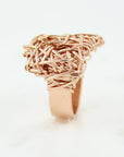 The Big Ring | Magpie Jewellery | Rose Gold | Detail Shot