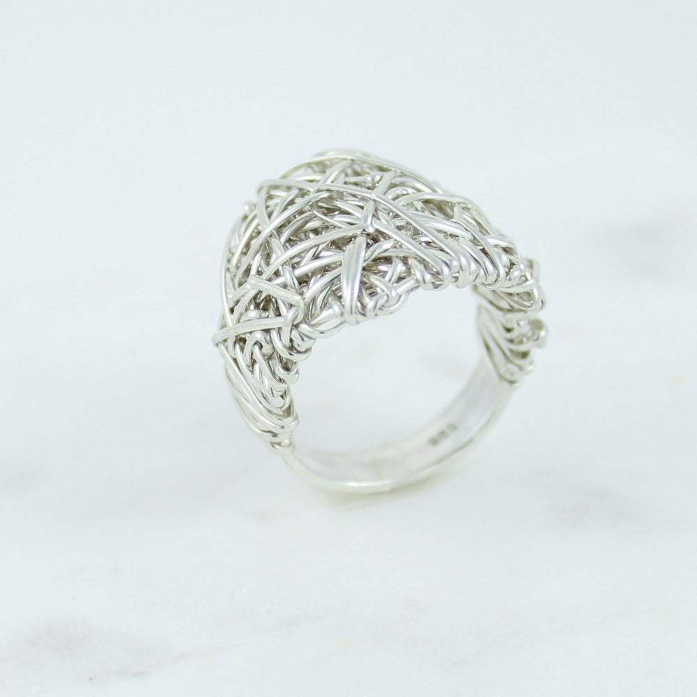 The Big Ring | Magpie Jewellery | Silver | Detail Shot