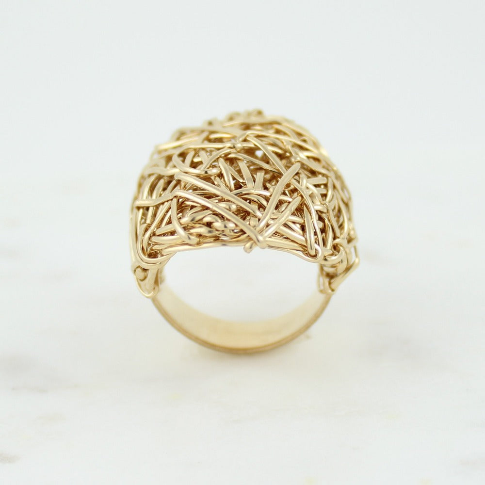 The Big Ring | Magpie Jewellery | Yellow Gold | Detail Shot