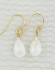 Gemstone Solo Earring | Magpie Jewellery | Yellow Gold | Moonstone