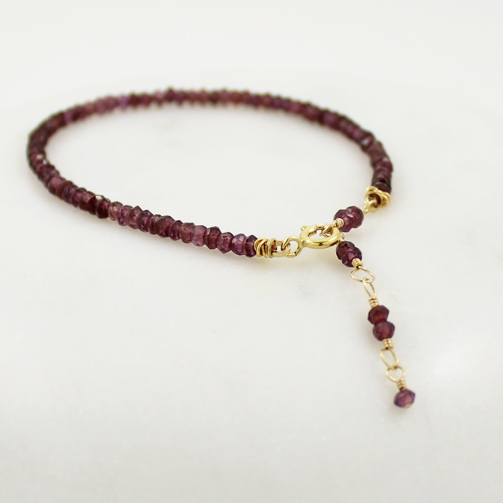 Gold Gemstone Stacking Bracelet - Magpie Jewellery