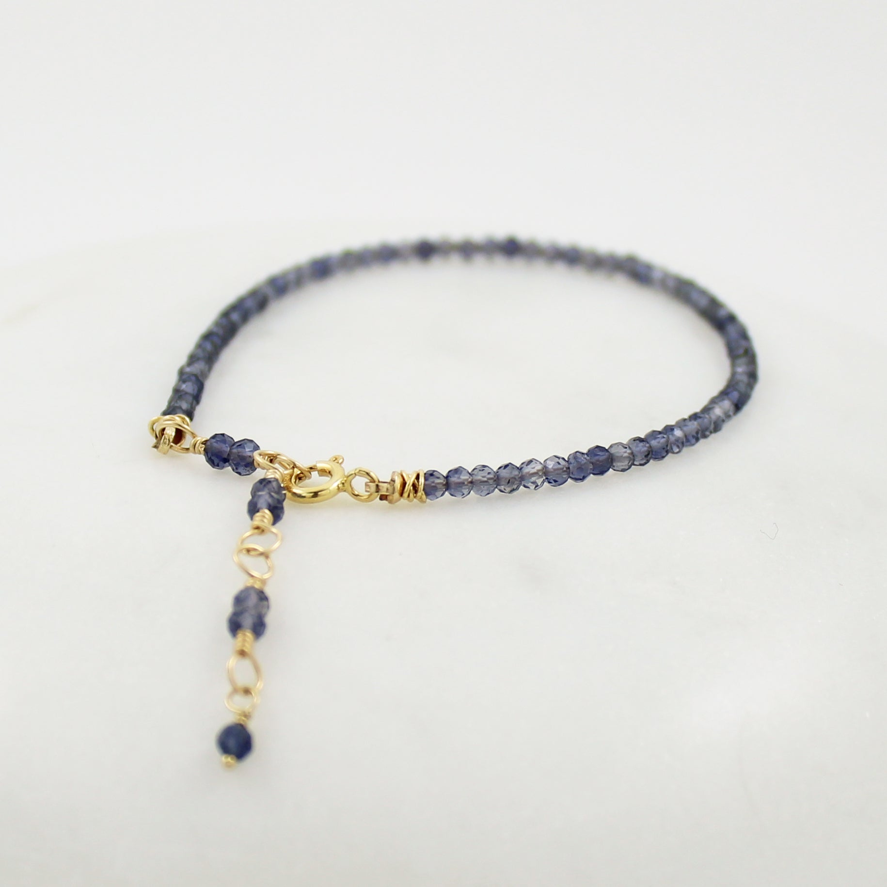 Gold Gemstone Stacking Bracelet - Magpie Jewellery