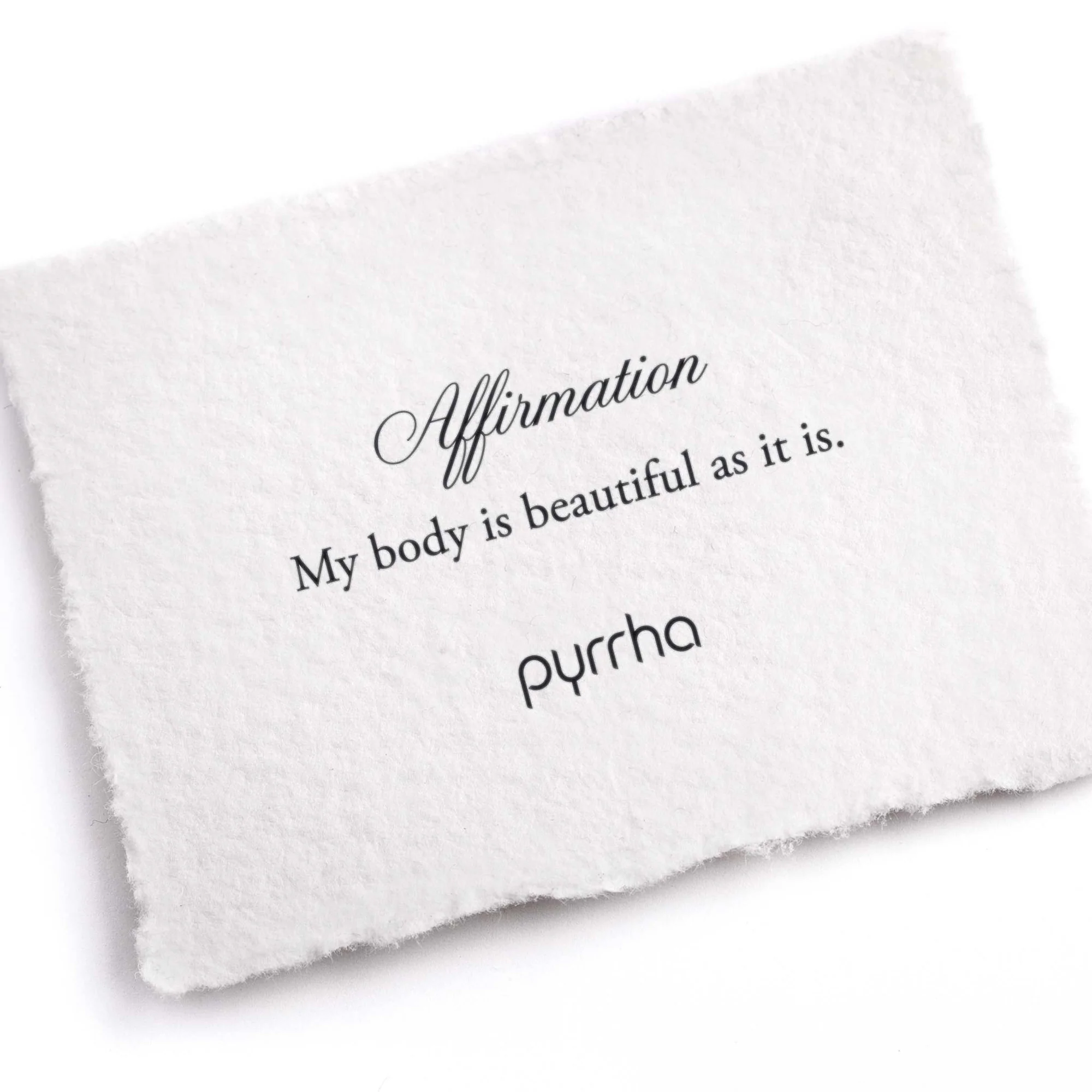 My Body Is Beautiful As It Is Affirmation Talisman | Magpie Jewellery