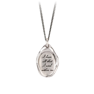 I Have All That I Need Within Me Affirmation Talisman | Magpie Jewellery