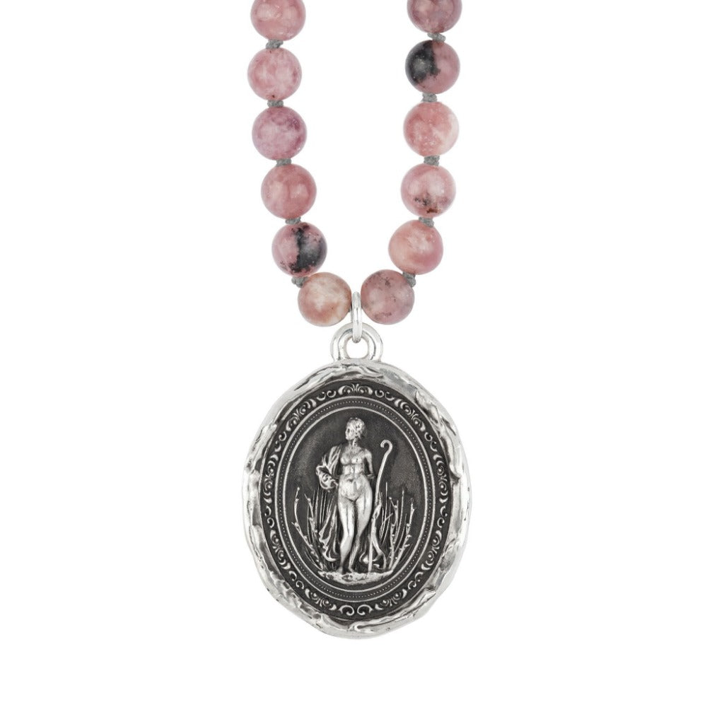 Beaded Sautoir Circe Goddess Talisman - Magpie Jewellery