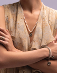 Ever Changing Appreciation White Jade Stone Stretch Bracelet | Magpie Jewellery