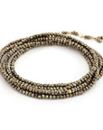 Pyrite Wrap Bracelet - Magpie Jewellery