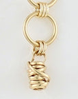 3.2.1 Link Bracelet | Magpie Jewellery | Yellow Gold | Twist Detail