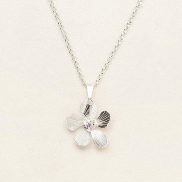 Plumeria Drop Necklace - Magpie Jewellery