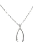 Silver Wishbone - Magpie Jewellery