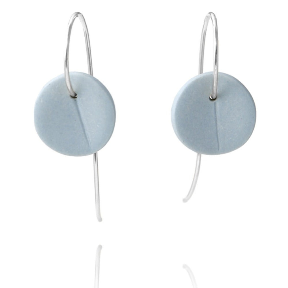 &quot;Eucalyptus&quot; Small Porcelain Earrings - Magpie Jewellery