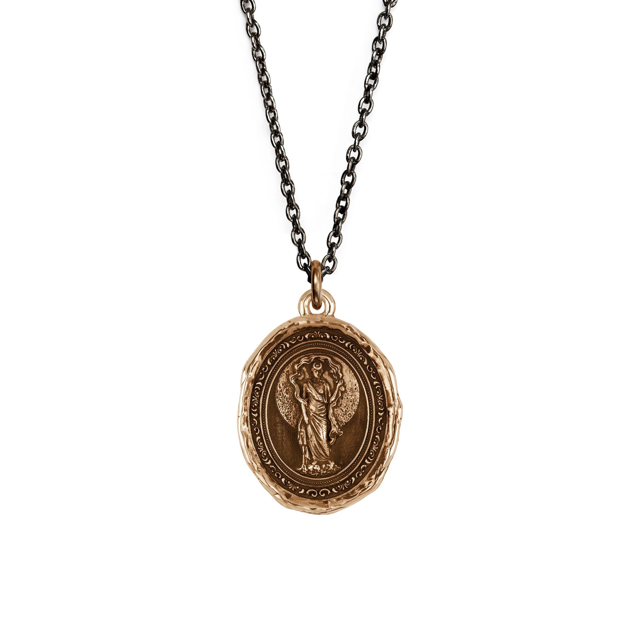 Selene Goddess Bronze Talisman | Magpie Jewellery