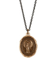 Selene Goddess Bronze Talisman | Magpie Jewellery