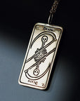 Death Tarot Card Necklace - Magpie Jewellery