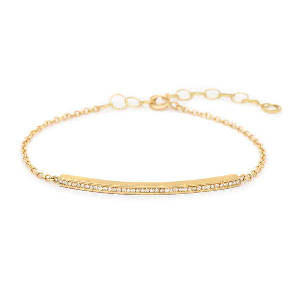 Diamond Bar Chain Bracelet | Magpie Jewellery