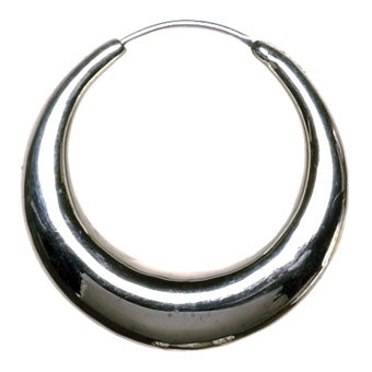 Half Moon Hoop (Small) - Magpie Jewellery