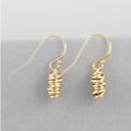 Yellow Gold Twist Earring - Mini | Magpie Jewellery