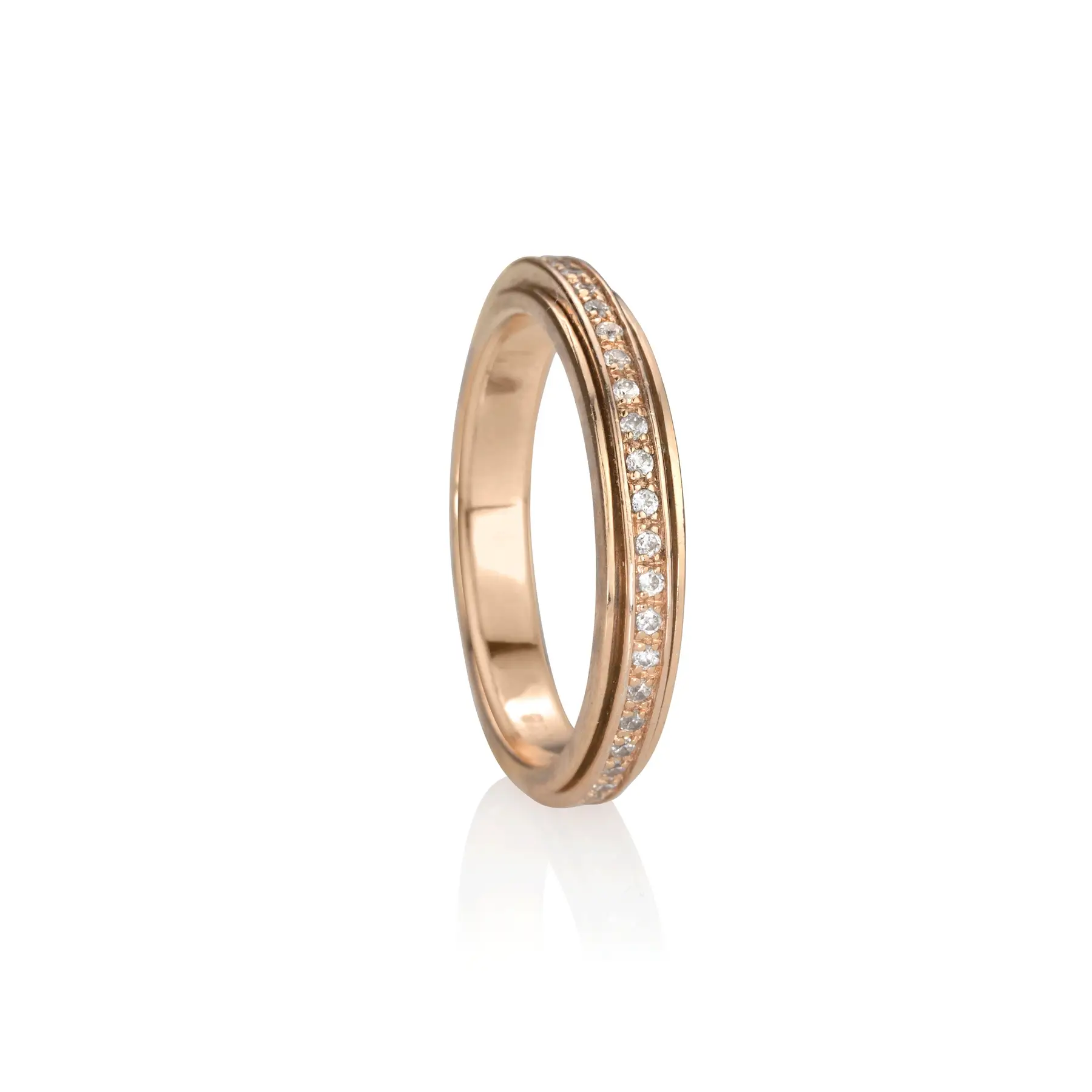 Lunar 14K Gold Meditation Ring | Magpie Jewellery