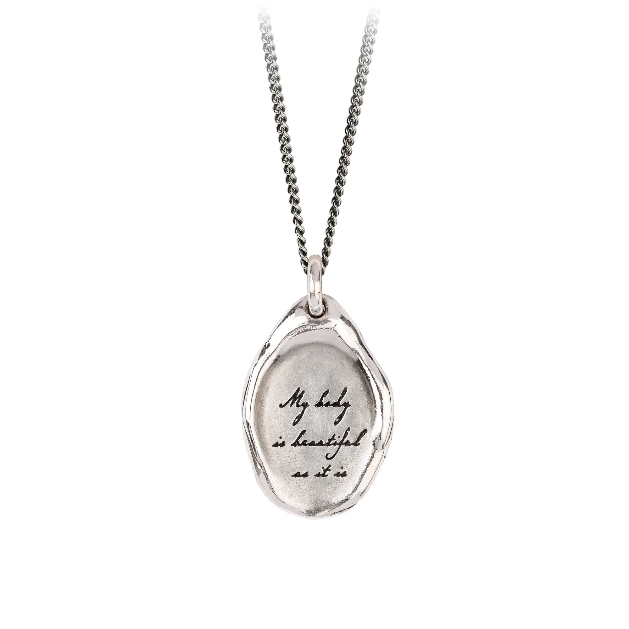 My Body Is Beautiful As It Is Affirmation Talisman | Magpie Jewellery