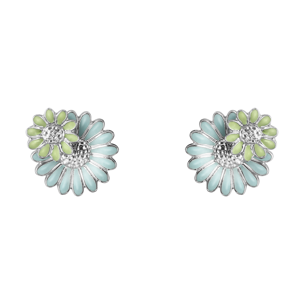DAISY Blue and Green Earrings | Magpie Jewellery