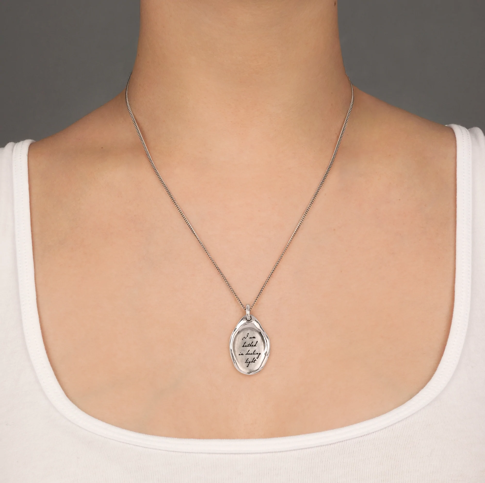 I Am Not Defined By My Anxiety Affirmation Talisman | Magpie Jewellery