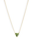 Peridot Sweetheart Gem Pendant Necklace | Magpie Jewellery