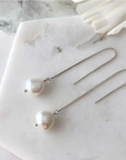 Pearl Threader Earrings | Magpie Jewellery