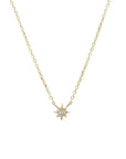 Aztec Micro North Star Necklace YG | Magpie Jewellery