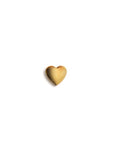 Single Love Letter heart stud - Yellow Gold | Magpie Jewellery