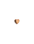 Single Love Letter heart stud - Rose Gold | Magpie Jewellery