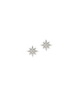 Micro Aztec North Star Studs WG | Magpie Jewellery