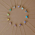 Bonheur Birthstone Necklace - Gold - Magpie Jewellery