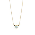 Bonheur Aquamarine Birthstone Necklace