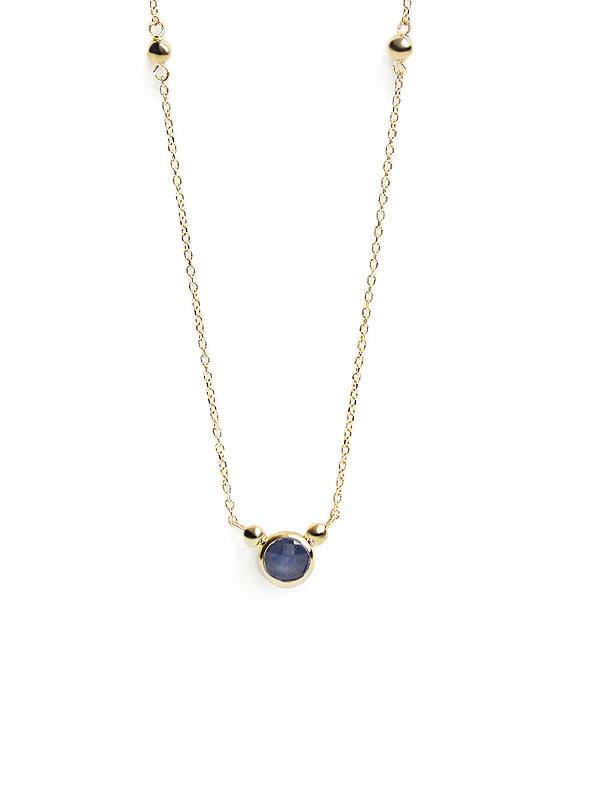 Bonheur Birthstone Necklace - Gold - Magpie Jewellery