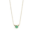 Bonheur Emerald Grade A Birthstone Necklace