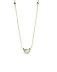 Bonheur Birthstone Necklace - Gold - Magpie Jewellery