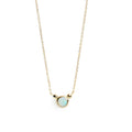 Bonheur Birthstone Necklace - Gold - Magpie Jewellery