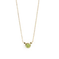 Bonheur Birthstone Necklace - Gold - Magpie Jewellery