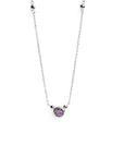 Bonheur Birthstone Necklace Amethyst | Magpie Jewellery