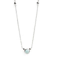 Bonheur Birthstone Necklace Aquamarine | Magpie Jewellery