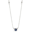 Bonheur Birthstone Necklace Blue Sapphire | Magpie Jewellery
