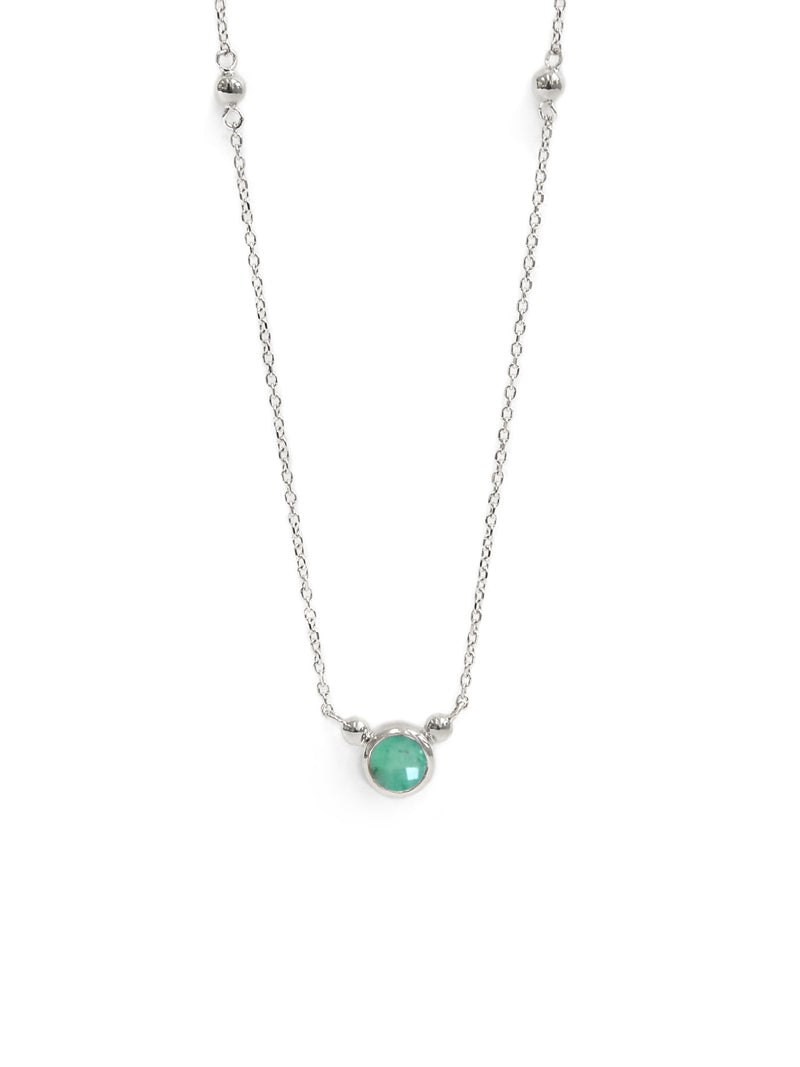 Bonheur Birthstone Necklace Emerald | Magpie Jewellery