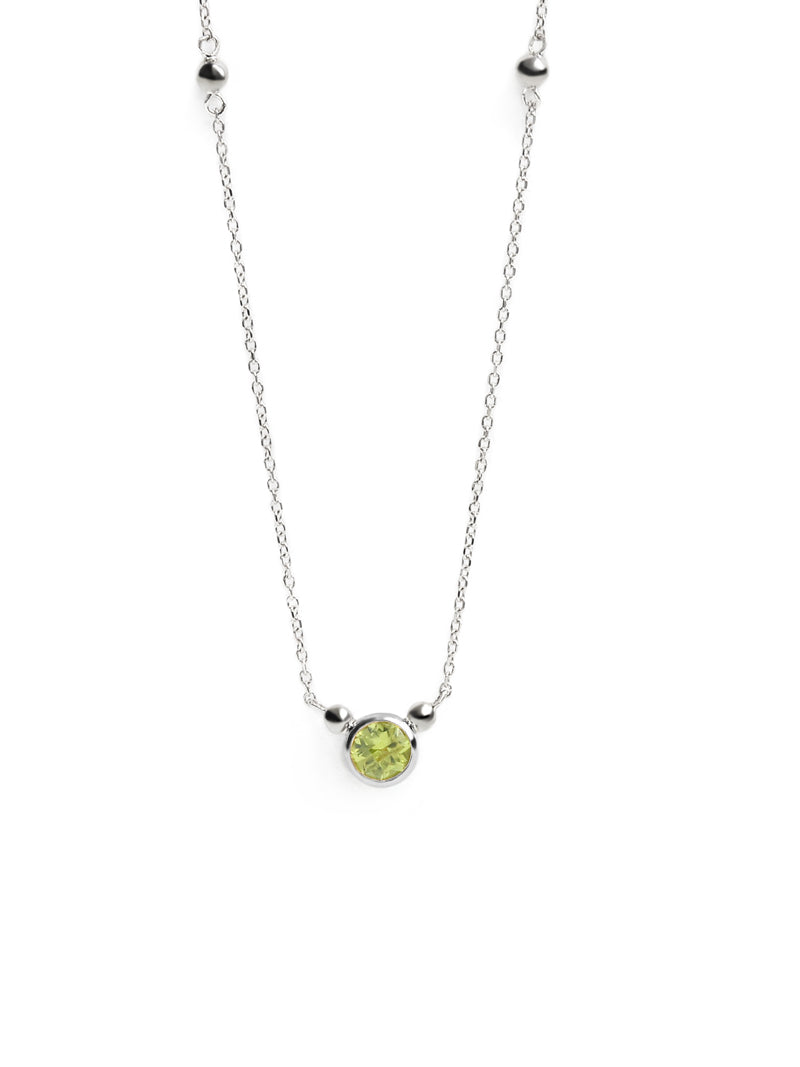 Bonheur Birthstone Necklace Peridot | Magpie Jewellery
