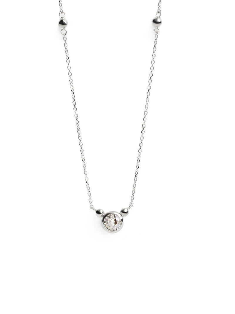 Bonheur Birthstone Necklace Clear Topaz | Magpie Jewellery