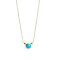 Bonheur Birthstone Necklace - Gold - Magpie Jewellery
