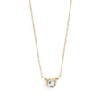 Bonheur Clear Topaz Birthstone Necklace