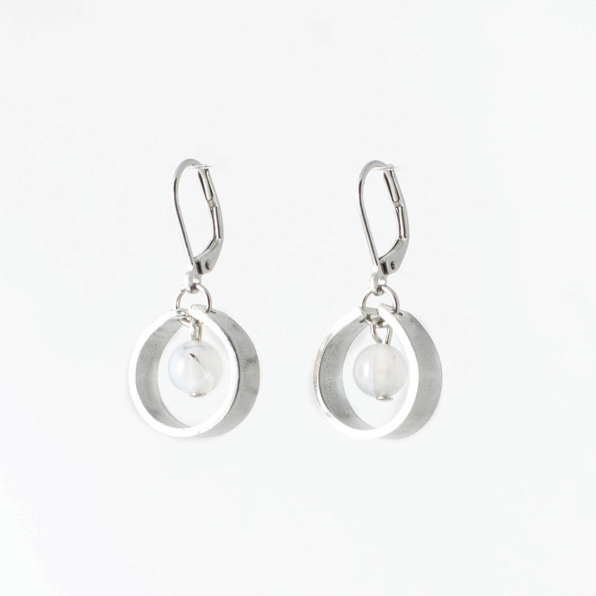 458203 Anne-Marie Chagnon Andrea Earrings  Agate