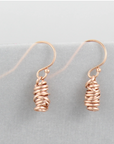 Rose Gold Twist Earring - Mini | Magpie Jewellery